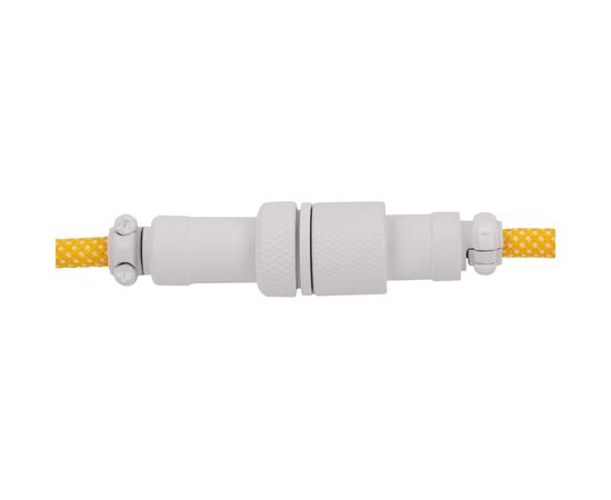 Дата кабель USB-C + USB A to USB-C 1.36m Coiled Aviator yellow Keychron (CAB16_KEYCHRON), изображение 4 Дата кабель USB-C + USB A to USB-C 1.36m Coiled Aviator yellow Keychron (CAB16_KEYCHRON), изображение 4