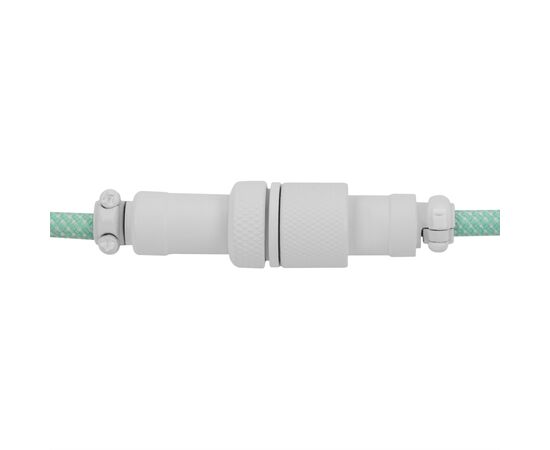 Дата кабель USB-C + USB A to USB-C 1.36m Coiled Aviator mint Keychron (CAB18_KEYCHRON), изображение 4 Дата кабель USB-C + USB A to USB-C 1.36m Coiled Aviator mint Keychron (CAB18_KEYCHRON), изображение 4