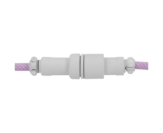 Дата кабель USB-C + USB A to USB-C 1.36m Coiled Aviator purple Keychron (CAB17_KEYCHRON), изображение 4 Дата кабель USB-C + USB A to USB-C 1.36m Coiled Aviator purple Keychron (CAB17_KEYCHRON), изображение 4