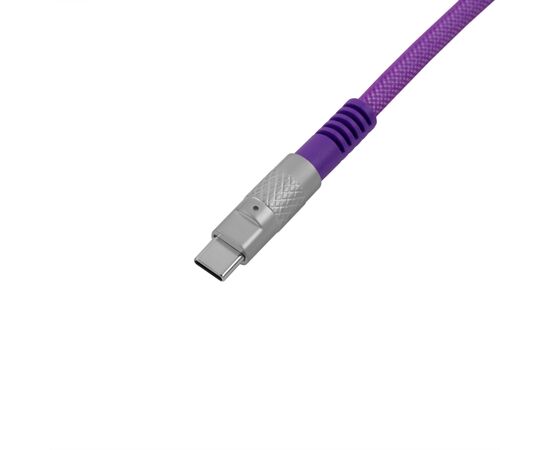 Дата кабель USB-C + USB A to USB-C 1.0m Double-Sleeved Geek purple Keychron (CAB23_KEYCHRON), изображение 2 Дата кабель USB-C + USB A to USB-C 1.0m Double-Sleeved Geek purple Keychron (CAB23_KEYCHRON), изображение 2