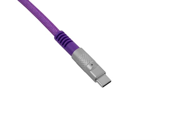 Дата кабель USB-C + USB A to USB-C 1.0m Double-Sleeved Geek purple Keychron (CAB23_KEYCHRON), изображение 3 Дата кабель USB-C + USB A to USB-C 1.0m Double-Sleeved Geek purple Keychron (CAB23_KEYCHRON), изображение 3