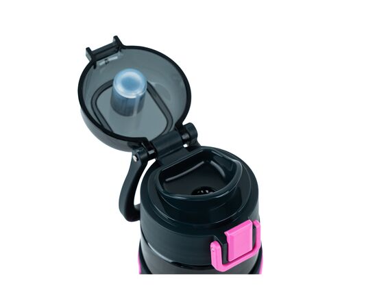 Пляшка для води Kite 680 мл чорно-рожева (K25-1233-3), зображення 3