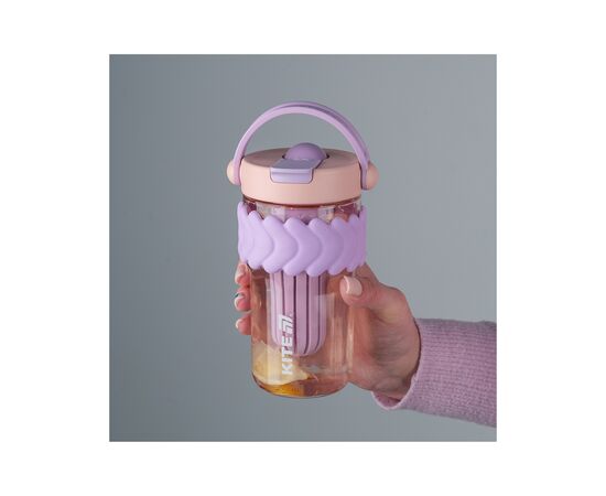 Пляшка для води Kite 700 мл лілово-рожевий (K25-1230-2), зображення 7 Пляшка для води Kite 700 мл лілово-рожевий (K25-1230-2), зображення 7
