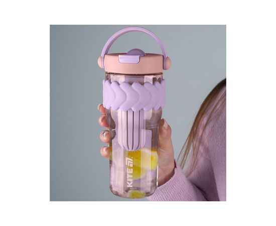 Пляшка для води Kite 900 мл лілово-рожевий (K25-1231-2), зображення 7