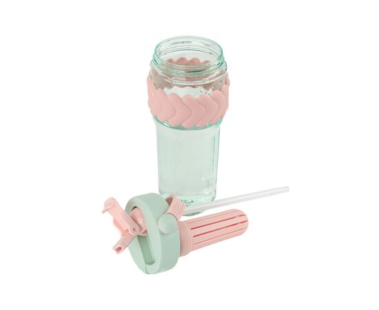 Бутылка для воды Kite 900 мл м'ятно-рожевий (K25-1231-3), изображение 4 Бутылка для воды Kite 900 мл м'ятно-рожевий (K25-1231-3), изображение 4