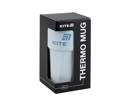 Термокружка Kite 450 мл сіро-блакитна (K25-1220-2), изображение 5 Термокружка Kite 450 мл сіро-блакитна (K25-1220-2), изображение 5