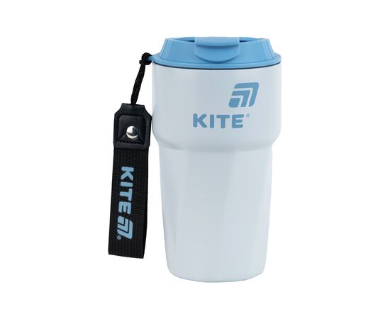 Термокружка Kite 450 мл сіро-блакитна (K25-1220-2)