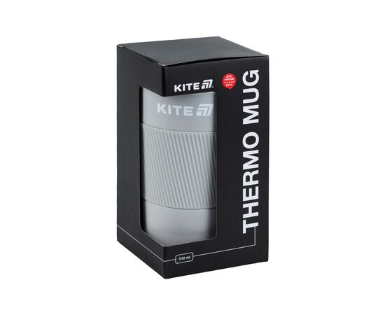 Термокружка Kite 510 мл сіра (K25-458-1), изображение 5 Термокружка Kite 510 мл сіра (K25-458-1), изображение 5