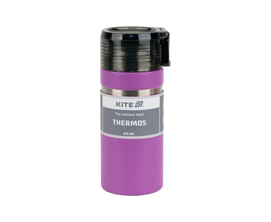 Термос Kite 473 мл фіолетовий (K25-320-3)