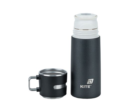 Термос Kite 350 мл чорний (K25-1223-1), изображение 2 Термос Kite 350 мл чорний (K25-1223-1), изображение 2