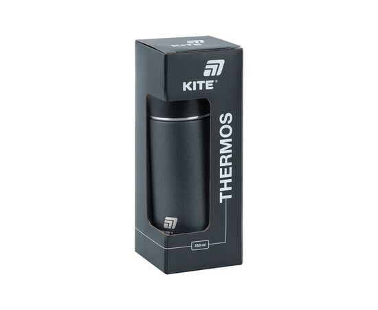 Термос Kite 350 мл чорний (K25-1223-1), изображение 4 Термос Kite 350 мл чорний (K25-1223-1), изображение 4