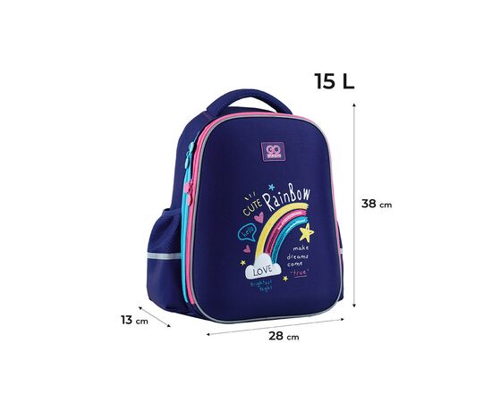 Рюкзак школьный GoPack Education 165M-1 Cute Rainbow (GO24-165M-1), изображение 2 Рюкзак школьный GoPack Education 165M-1 Cute Rainbow (GO24-165M-1), изображение 2