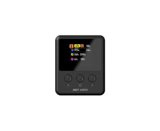 Зарядное устройство для дрона iSDT 608PD, 240W DC/PD dual mode (608PD), изображение 2 Зарядное устройство для дрона iSDT 608PD, 240W DC/PD dual mode (608PD), изображение 2