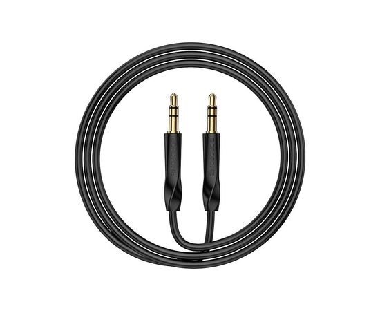 Кабель мультимедійний 3.5mm M to 3.5mm M BL16 black BOROFONE (6974443389166)