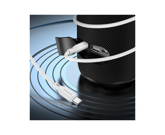Кабель мультимедийный USB-C to 3.5mm M 1.0m white BOROFONE (6941991101076), изображение 5 Кабель мультимедийный USB-C to 3.5mm M 1.0m white BOROFONE (6941991101076), изображение 5