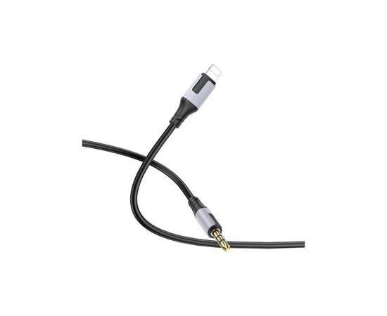 Кабель мультимедийный Lightning to 3.5mm M 1.0m black BOROFONE (6941991108327), изображение 2 Кабель мультимедийный Lightning to 3.5mm M 1.0m black BOROFONE (6941991108327), изображение 2