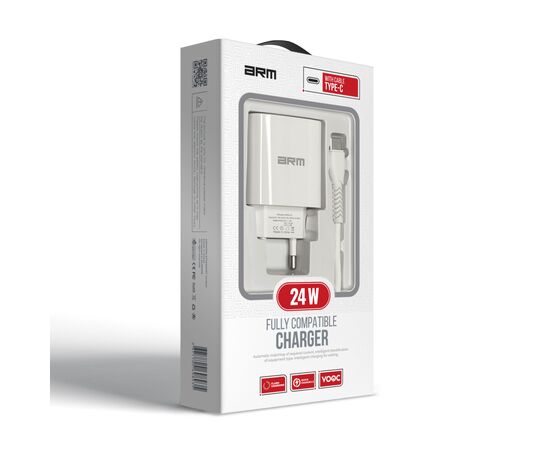 Зарядное устройство Armorstandart AR012 Basic USB 24W + cable USB to USB-C White (ARM69893), изображение 6 Зарядное устройство Armorstandart AR012 Basic USB 24W + cable USB to USB-C White (ARM69893), изображение 6
