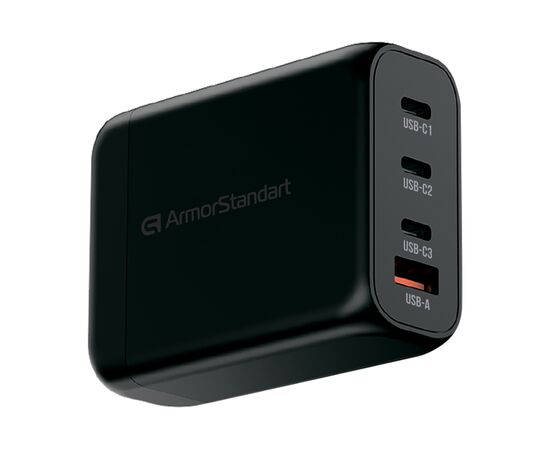 Зарядное устройство Armorstandart ARP-131 Resolute Power USB-C 100W GaN Black (ARM70024)
