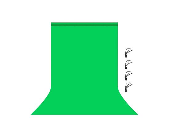 Фон Puluz PU5206G backdrop 3x6 m green (PU5206G)