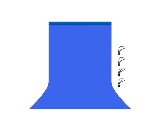 Фон Puluz PU5206L backdrop 3x6 m blue (PU5206L)