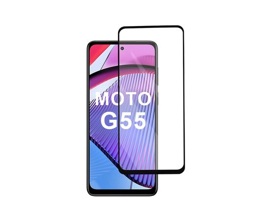 Стекло защитное PowerPlant Full screen Motorola Moto G55 (GL605344)