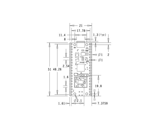 Додаткове обладнання до промислового ПК Raspberry Pi Мікроконтролер Raspberry Pi Pico WH (SC0919), зображення 3 Додаткове обладнання до промислового ПК Raspberry Pi Мікроконтролер Raspberry Pi Pico WH (SC0919), зображення 3