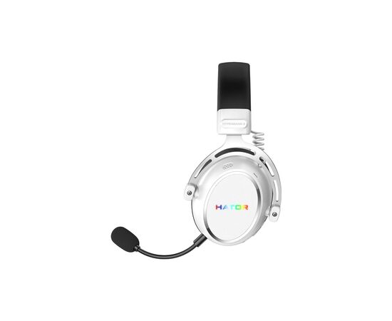 Наушники Hator Hypergang 3 Wireless White (ESH56), изображение 3 Наушники Hator Hypergang 3 Wireless White (ESH56), изображение 3