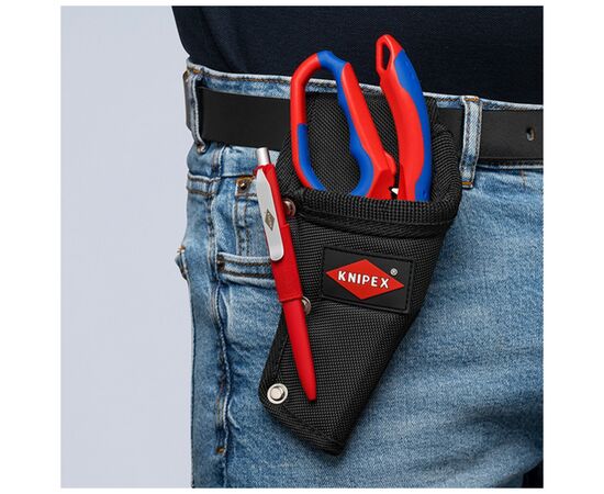 Сумка для инструмента KNIPEX поясная для 2-х инструментов (00 19 75 LE), изображение 4 Сумка для инструмента KNIPEX поясная для 2-х инструментов (00 19 75 LE), изображение 4
