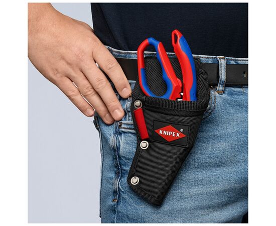 Сумка для инструмента KNIPEX поясная для 2-х инструментов (00 19 75 LE), изображение 7 Сумка для инструмента KNIPEX поясная для 2-х инструментов (00 19 75 LE), изображение 7