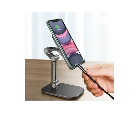 Подставка для планшета Dynamode smartphones/tablets 4-13 inches (PH-Stand-02 black), изображение 5 Подставка для планшета Dynamode smartphones/tablets 4-13 inches (PH-Stand-02 black), изображение 5