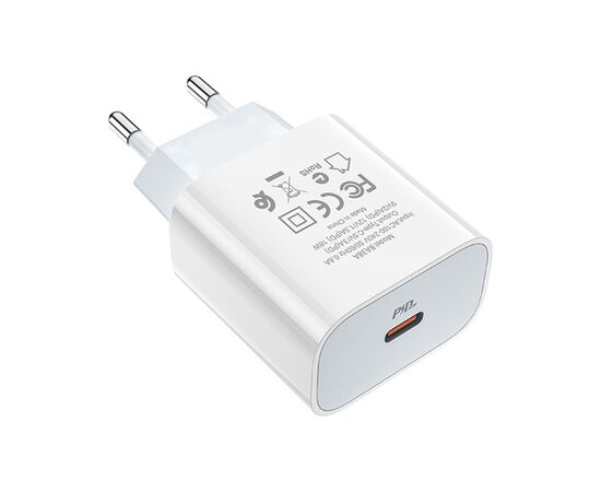 Зарядное устройство BOROFONE BA38A Plus Speedy USB-C PD20W White (6931474746870), изображение 2 Зарядное устройство BOROFONE BA38A Plus Speedy USB-C PD20W White (6931474746870), изображение 2