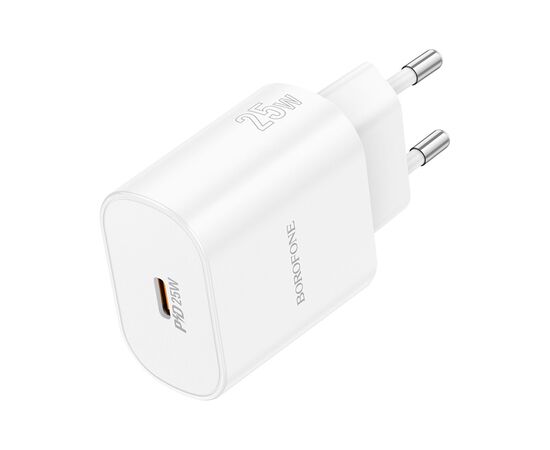 Зарядное устройство BOROFONE BA82A Platinum USB-C PD25W White (6941991112256), изображение 2 Зарядное устройство BOROFONE BA82A Platinum USB-C PD25W White (6941991112256), изображение 2