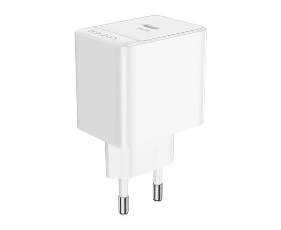 Зарядное устройство BOROFONE BAS13A Erudite USB-C PD20W White (6941991104862), изображение 2 Зарядное устройство BOROFONE BAS13A Erudite USB-C PD20W White (6941991104862), изображение 2