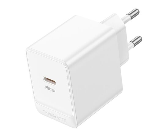 Зарядний пристрій BOROFONE BAS13A Erudite USB-C PD20W White (6941991104862)