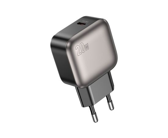 Зарядное устройство BOROFONE BAS53A Absolute USB-C PD20W Black (6941991116179), изображение 2 Зарядное устройство BOROFONE BAS53A Absolute USB-C PD20W Black (6941991116179), изображение 2