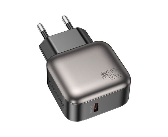Зарядное устройство BOROFONE BAS53A Absolute USB-C PD20W Black (6941991116179), изображение 3 Зарядное устройство BOROFONE BAS53A Absolute USB-C PD20W Black (6941991116179), изображение 3