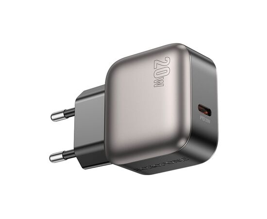 Зарядное устройство BOROFONE BAS53A Absolute USB-C PD20W Black (6941991116179), изображение 4 Зарядное устройство BOROFONE BAS53A Absolute USB-C PD20W Black (6941991116179), изображение 4