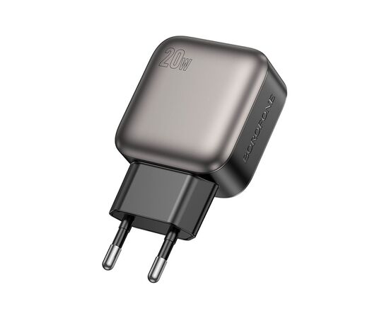 Зарядное устройство BOROFONE BAS54A Absolute 1xUSB-C PD20W + 1xUSB QC3.0 Black (6941991116209), изображение 3 Зарядное устройство BOROFONE BAS54A Absolute 1xUSB-C PD20W + 1xUSB QC3.0 Black (6941991116209), изображение 3