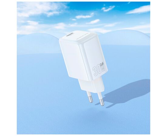 Зарядний пристрій BOROFONE BN28 Fuente USB-C PD30W White (6941991120299), зображення 8 Зарядний пристрій BOROFONE BN28 Fuente USB-C PD30W White (6941991120299), зображення 8