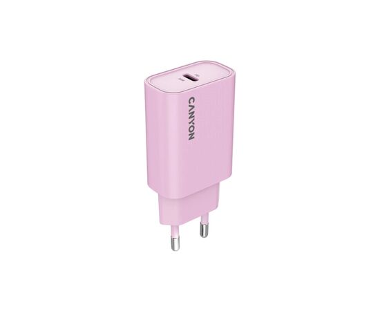 Зарядное устройство Canyon 30CL OnCharge USB-C PD30W Pink (CNE-CHA30CLPK), изображение 3 Зарядное устройство Canyon 30CL OnCharge USB-C PD30W Pink (CNE-CHA30CLPK), изображение 3