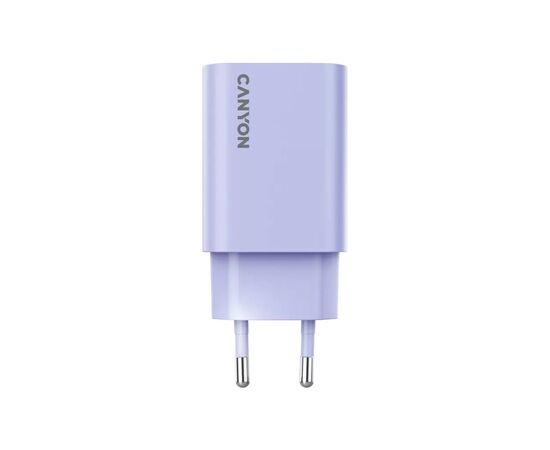 Зарядное устройство Canyon 30CL OnCharge USB-C PD30W Purple (CNE-CHA30CLPU), изображение 4 Зарядное устройство Canyon 30CL OnCharge USB-C PD30W Purple (CNE-CHA30CLPU), изображение 4