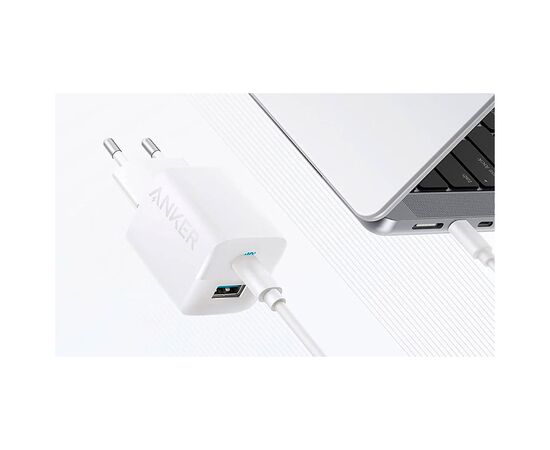 Зарядное устройство Anker PowerPort 323 33W USB-C + USB-C White (A2331G21), изображение 3
