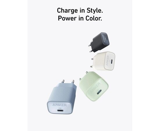Зарядное устройство Anker PowerPort 511 Nano IV 30W USB-C Black (A2337G11), изображение 6 Зарядное устройство Anker PowerPort 511 Nano IV 30W USB-C Black (A2337G11), изображение 6