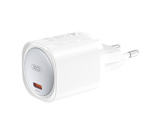 Зарядное устройство XO CE20 33W USB-C PD30W/PPS33W White (CE20_White), изображение 4 Зарядное устройство XO CE20 33W USB-C PD30W/PPS33W White (CE20_White), изображение 4