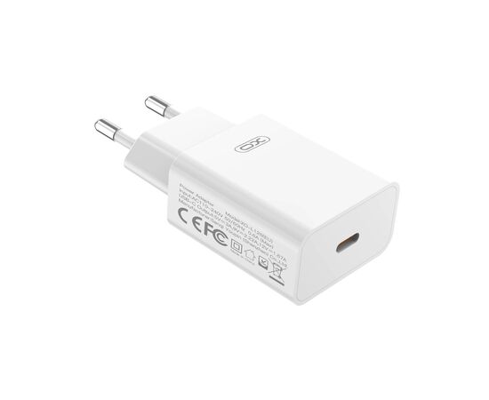 Зарядний пристрій XO L126 20W USB-C PD White (L126_White), зображення 2 Зарядний пристрій XO L126 20W USB-C PD White (L126_White), зображення 2