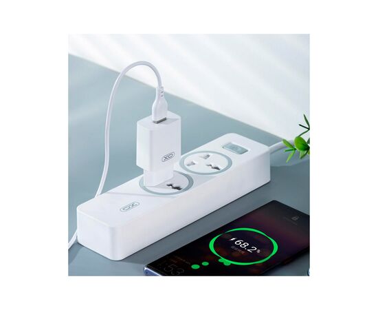 Зарядний пристрій XO L99 12W USB-A White (L99_White), зображення 4 Зарядний пристрій XO L99 12W USB-A White (L99_White), зображення 4