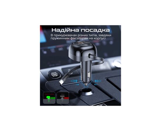 Зарядное устройство Promate 62W USB-C cable + USB-A/USB-C ports (powerdrive-rc65), изображение 7 Зарядное устройство Promate 62W USB-C cable + USB-A/USB-C ports (powerdrive-rc65), изображение 7