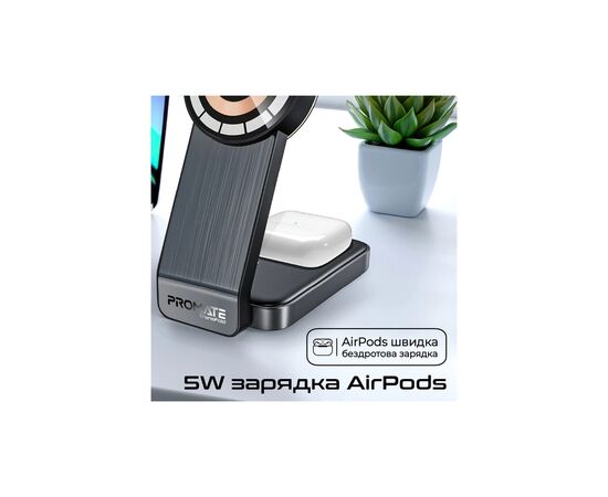 Зарядное устройство Promate wireless charger transfold (transfold), изображение 5 Зарядное устройство Promate wireless charger transfold (transfold), изображение 5