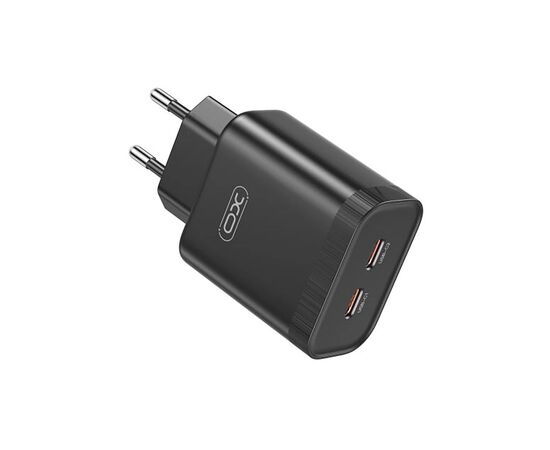 Зарядное устройство XO L105-CC 2xUSB-C PD35W Black (L105-CC.black), изображение 2 Зарядное устройство XO L105-CC 2xUSB-C PD35W Black (L105-CC.black), изображение 2