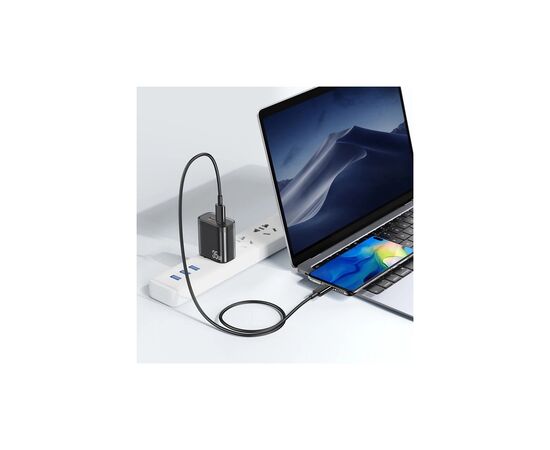 Зарядное устройство XO L105-CC 2xUSB-C PD35W Black (L105-CC.black), изображение 3 Зарядное устройство XO L105-CC 2xUSB-C PD35W Black (L105-CC.black), изображение 3